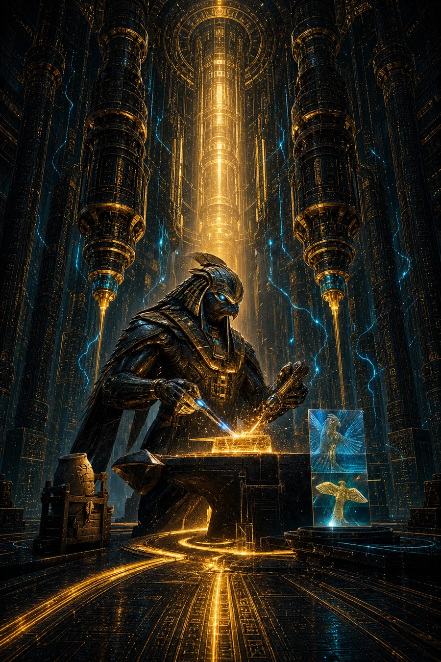 The Solar Foundry 12 by 18 inch portrait print design
